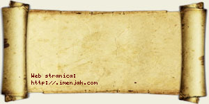 Hristina Stanojević vizit kartica